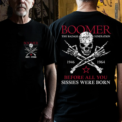 BOOMER The Badass Generation – Custom EST. Year T-Shirt